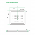 Shower Box - Doris Series Double Sliding Door (900x900x1900mm) DS900